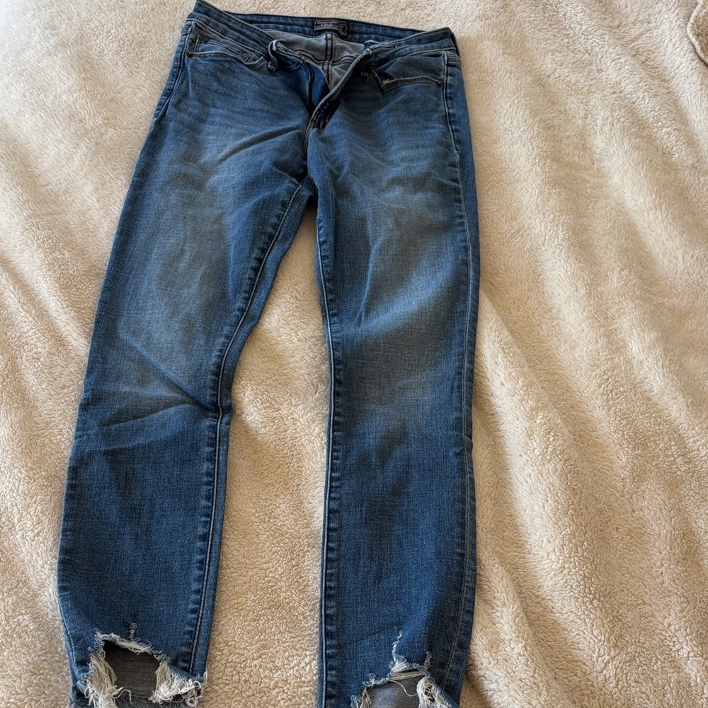Abercrombie MidRise Super Skinny Ankle Jeans